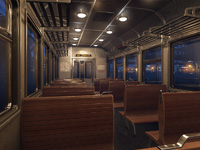 Just an evening train. Waiting for passengers to bring them home. CryEngine 3.