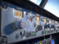 Boeing 737 Classic`s main control panel inside of CryEngine 3.